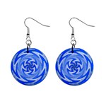 Vibration 1  Button Earrings