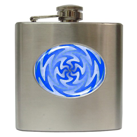 Vibration Hip Flask (6 oz) from ArtsNow.com Front
