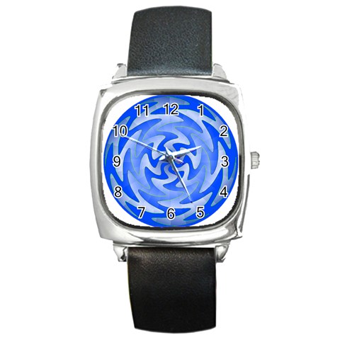Vibration Square Metal Watch from ArtsNow.com Front