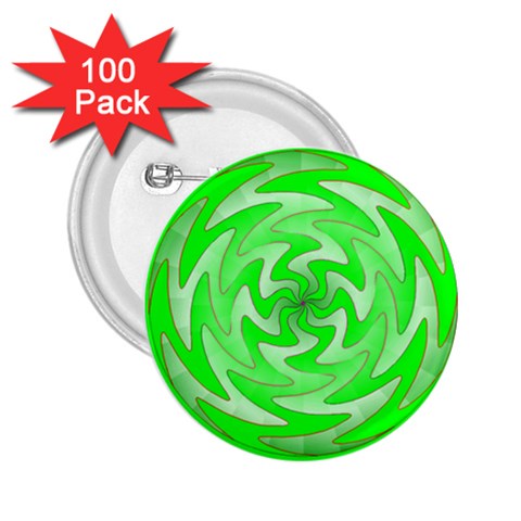 Vibration 2.25  Button (100 pack) from ArtsNow.com Front
