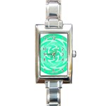 Vibration Rectangular Italian Charm Watch