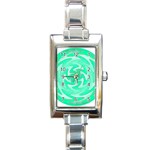 Vibration Rectangular Italian Charm Watch