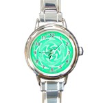 Vibration Round Italian Charm Watch