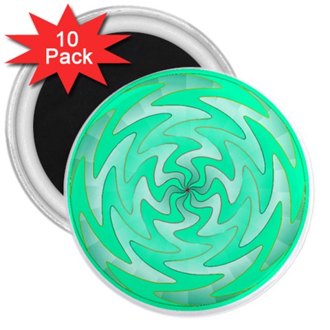 Vibration 3  Magnet (10 pack) from ArtsNow.com Front