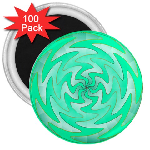 Vibration 3  Magnet (100 pack) from ArtsNow.com Front