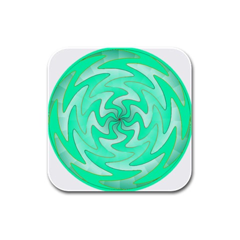 Vibration Rubber Square Coaster (4 pack) from ArtsNow.com Front