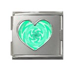 Vibration Mega Link Heart Italian Charm (18mm)