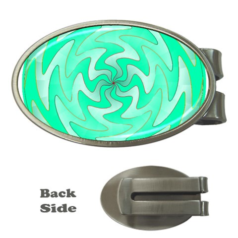 Vibration Money Clip (Oval) from ArtsNow.com Front