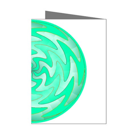 Vibration Mini Greeting Cards (Pkg of 8) from ArtsNow.com Left