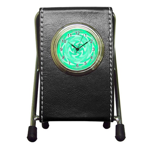 Vibration Pen Holder Desk Clock from ArtsNow.com Front