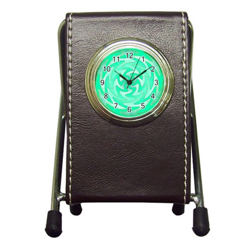 Vibration Pen Holder Desk Clock from ArtsNow.com Front