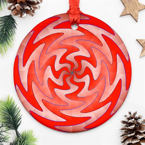 Vibration Ornament (Round) from ArtsNow.com Front