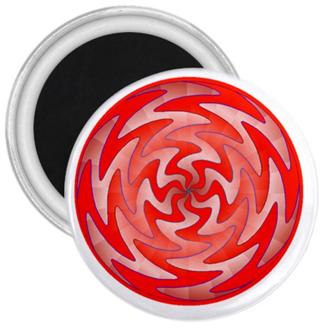 Vibration 3  Magnet from ArtsNow.com Front