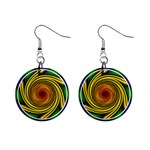 Vortex 1  Button Earrings