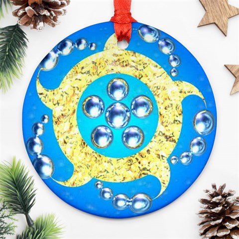Water Energy Ornament (Round) from ArtsNow.com Front