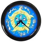 Water Energy Wall Clock (Black)