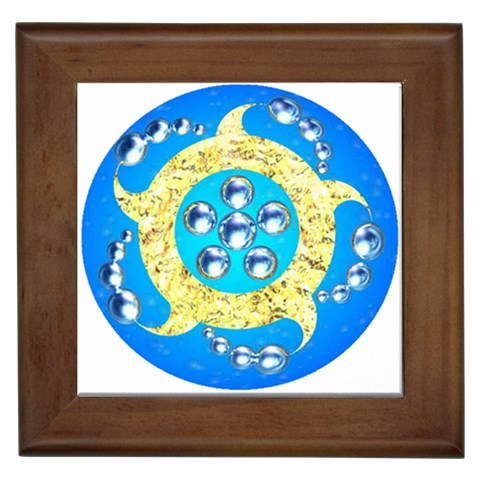 Water Energy Framed Tile from ArtsNow.com Front