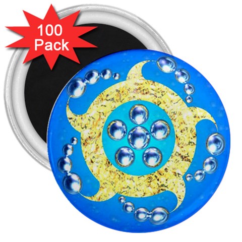 Water Energy 3  Magnet (100 pack) from ArtsNow.com Front