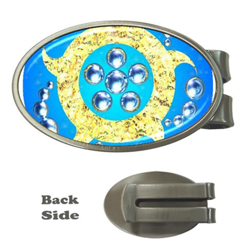 Water Energy Money Clip (Oval) from ArtsNow.com Front