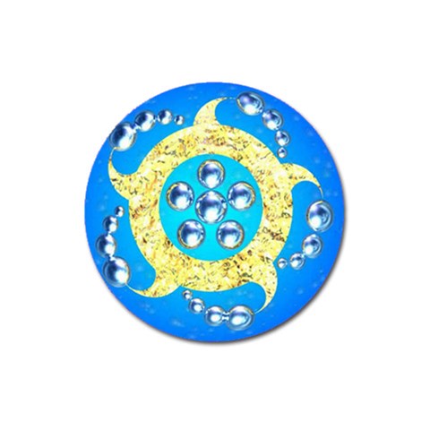 Water Energy Magnet 3  (Round) from ArtsNow.com Front