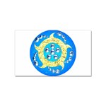 Water Energy Sticker Rectangular (100 pack)
