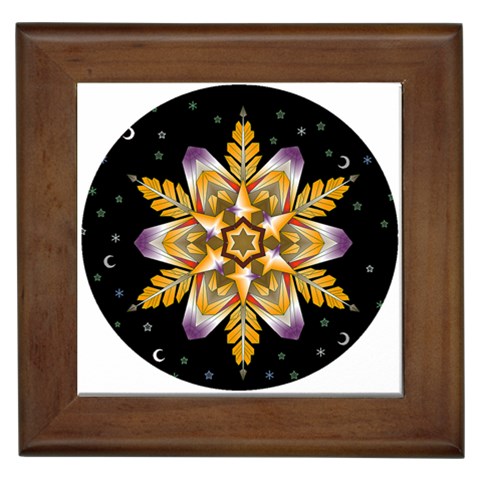 Water Harmony Framed Tile from ArtsNow.com Front