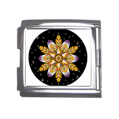 Water Harmony Mega Link Italian Charm (18mm) from ArtsNow.com Front