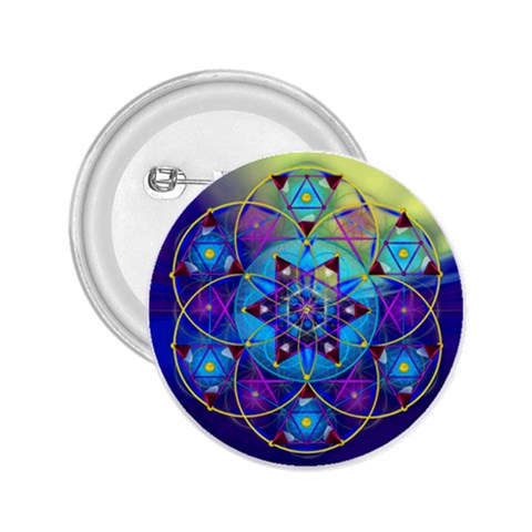 Wisdom 2.25  Button from ArtsNow.com Front