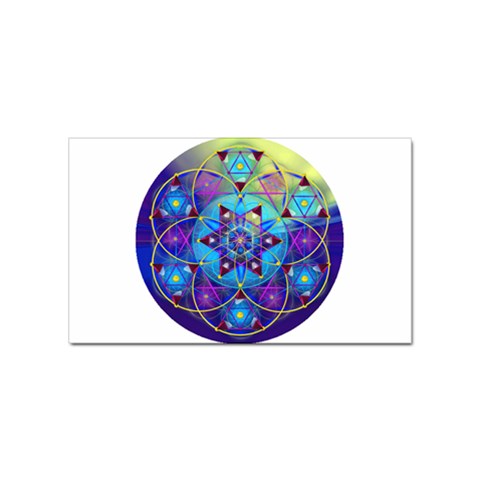 Wisdom Sticker Rectangular (100 pack) from ArtsNow.com Front