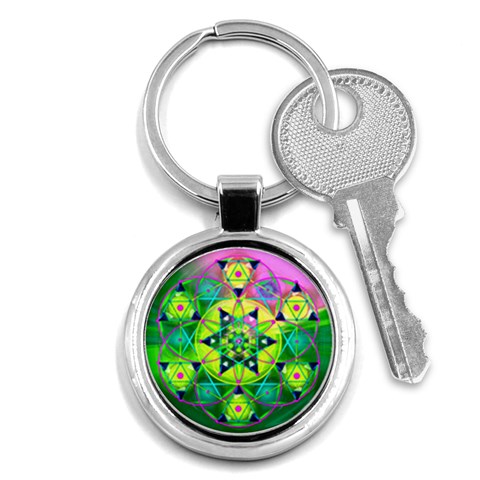 Wisdom Key Chain (Round) from ArtsNow.com Front