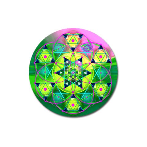 Wisdom Magnet 3  (Round) from ArtsNow.com Front