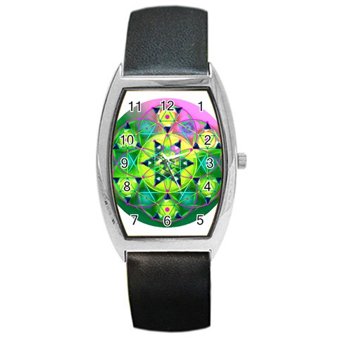 Wisdom Barrel Style Metal Watch from ArtsNow.com Front