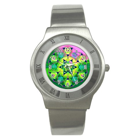 Wisdom Stainless Steel Watch from ArtsNow.com Front