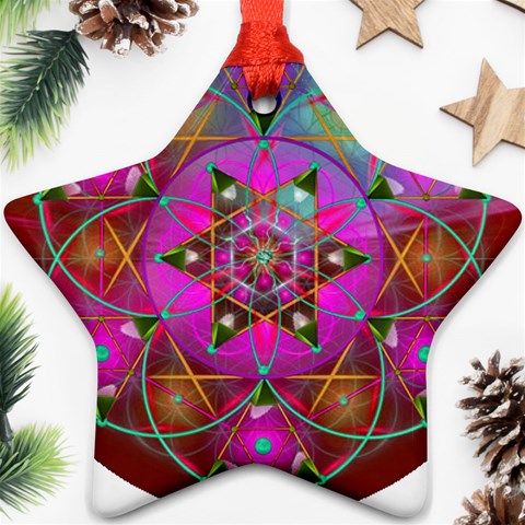 Wisdom Ornament (Star) from ArtsNow.com Front