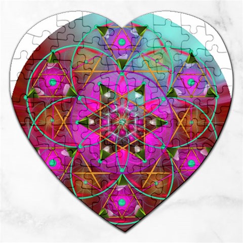 Wisdom Jigsaw Puzzle (Heart) from ArtsNow.com Front