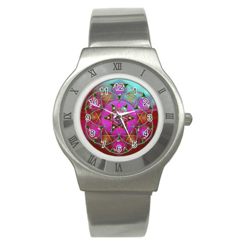 Wisdom Stainless Steel Watch from ArtsNow.com Front