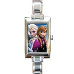 Frozengrp2 Rectangular Italian Charm Watch