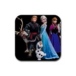 Frozengrp2 Rubber Coaster (Square)