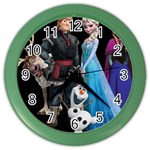 Frozengrp2 Color Wall Clock