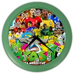 Fifa World Cup 2014 Wallpapers By Jafarjeef D7kvfk0 Color Wall Clock