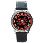 skullwatch4 Round Metal Watch