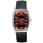 skullwatch4 Barrel Style Metal Watch
