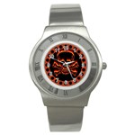 skullwatch4 Stainless Steel Watch