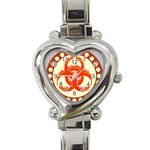 biohazzard1 Heart Italian Charm Watch
