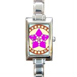 geometric1catalogue Rectangular Italian Charm Watch