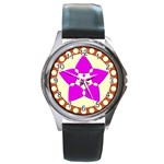 geometric1catalogue Round Metal Watch
