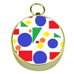 Random Geometrics Gold Compass