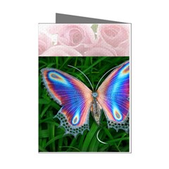 Purple Butterfly Mini Greeting Cards (Pkg of 8) from ArtsNow.com Left