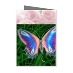 Purple Butterfly Mini Greeting Cards (Pkg of 8)