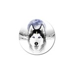 Wolf Moon Mountains Golf Ball Marker